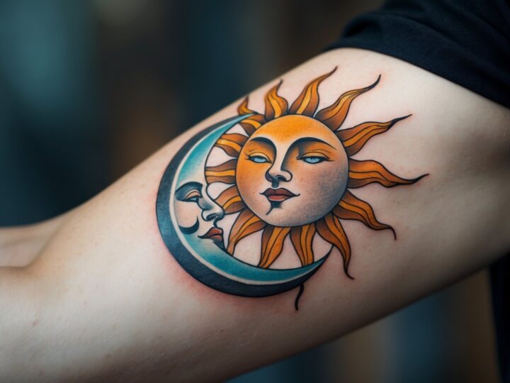 Significado da tatuagem sol e lua: simbolismo e interpretações essenciais