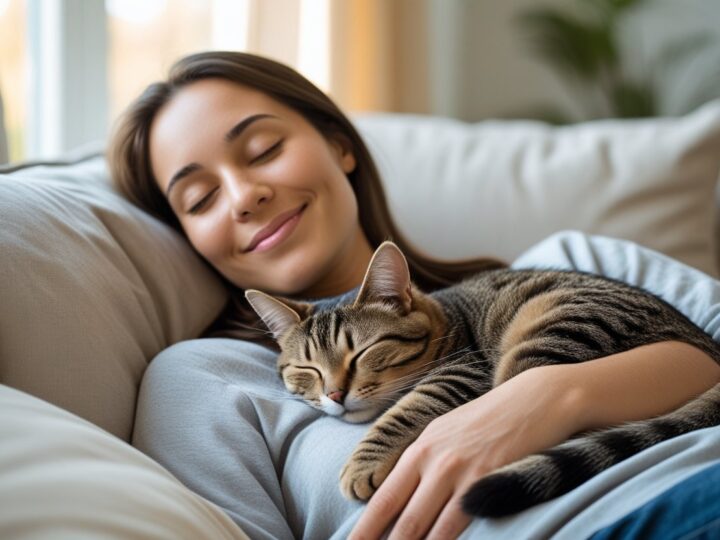 O que significa quando o gato dorme em cima do dono? Entenda o comportamento