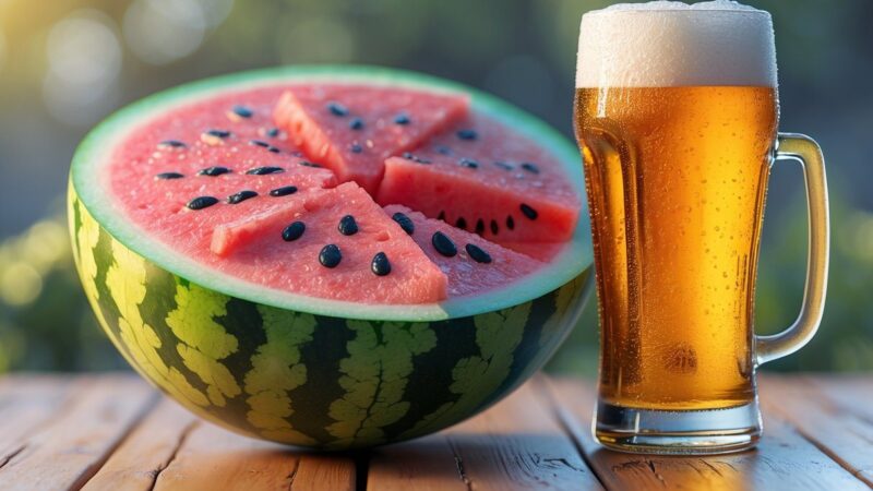Melancia com cerveja faz mal? Efeitos, riscos e curiosidades