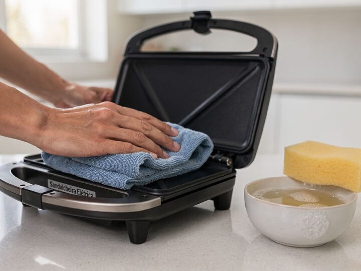 Como encontrar o melhor produto para limpar a sanduicheira sem estragar o antiaderente