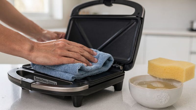 Como encontrar o melhor produto para limpar a sanduicheira sem estragar o antiaderente